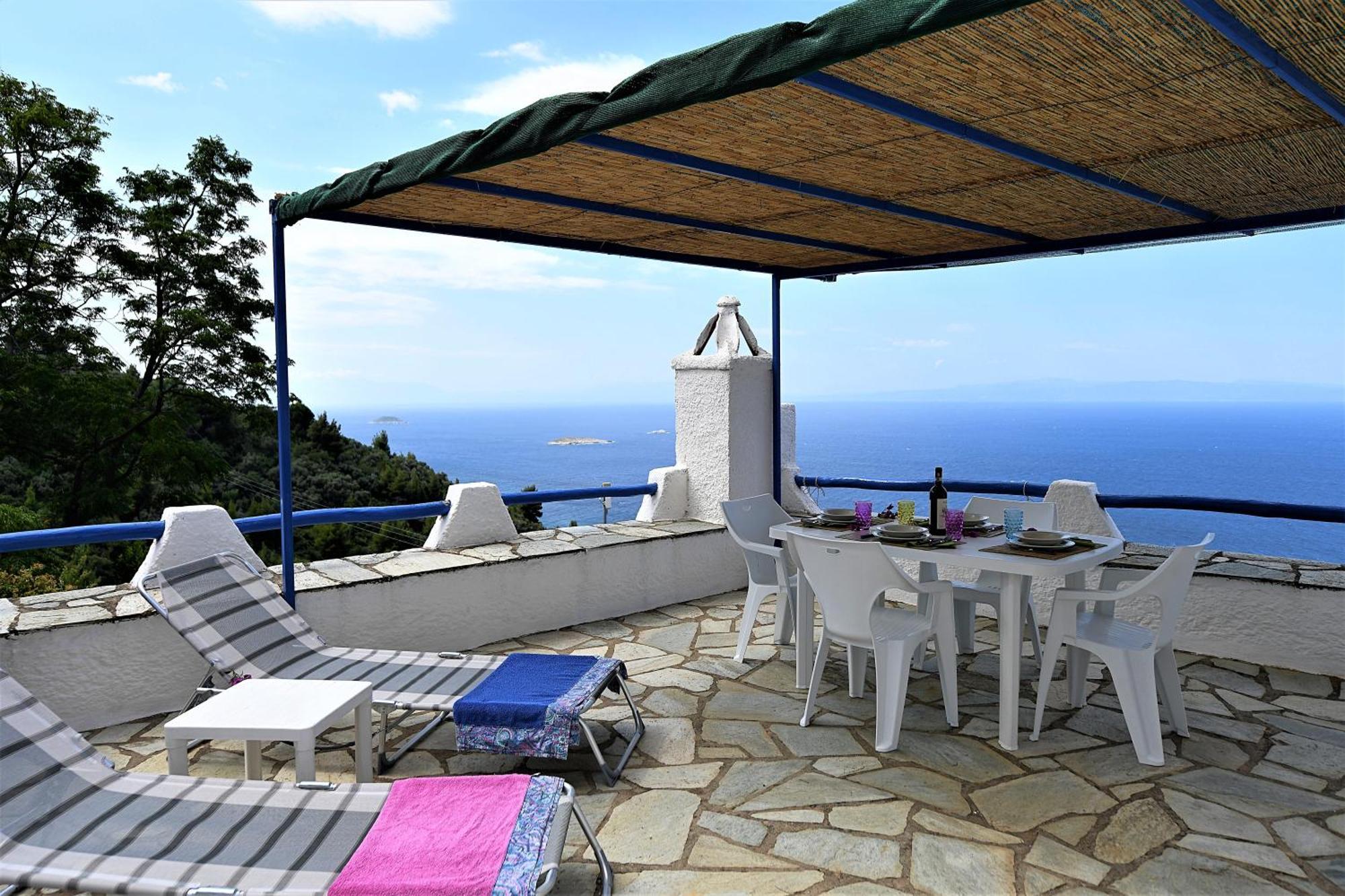 Secret Sporades Panoramic Residence Klíma Dış mekan fotoğraf