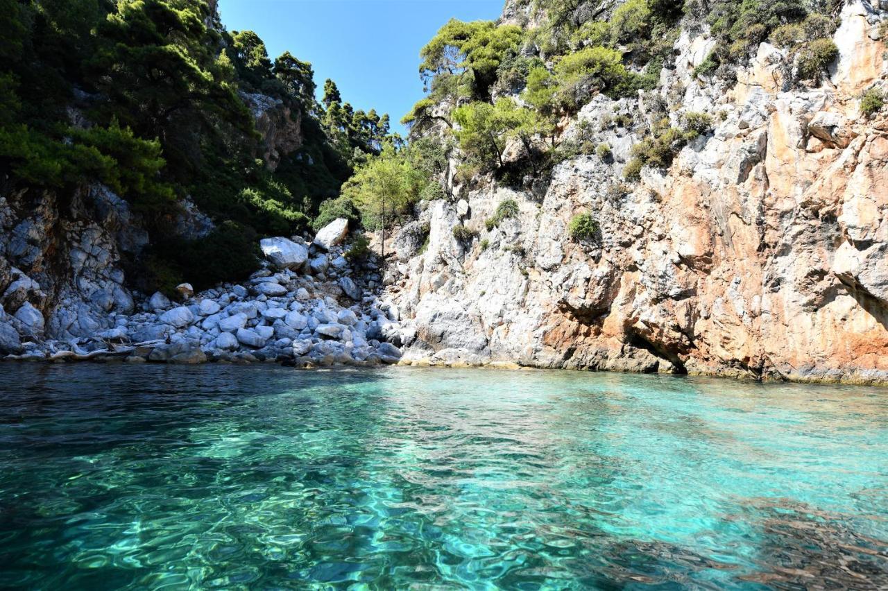 Secret Sporades Panoramic Residence Klíma Dış mekan fotoğraf