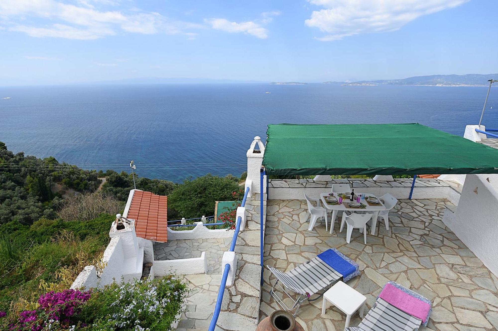 Secret Sporades Panoramic Residence Klíma Oda fotoğraf