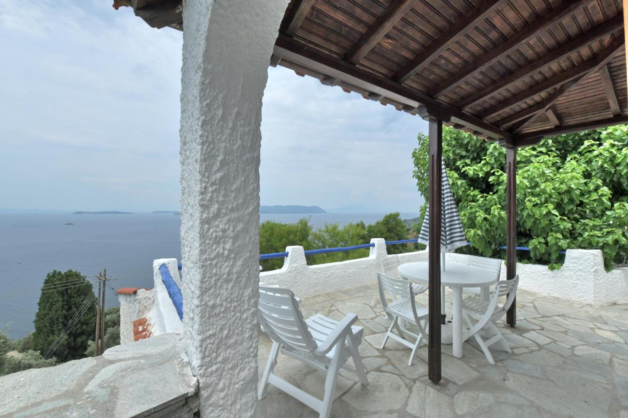 Secret Sporades Panoramic Residence Klíma Oda fotoğraf