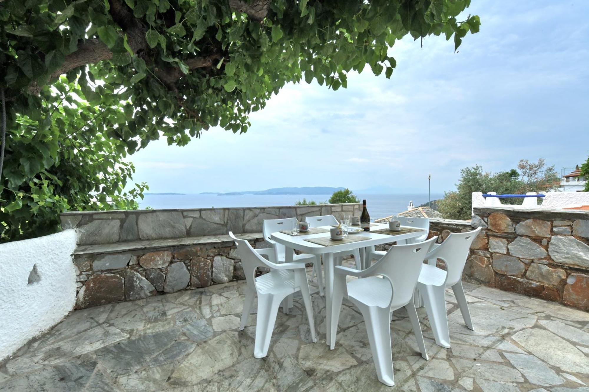 Secret Sporades Panoramic Residence Klíma Oda fotoğraf